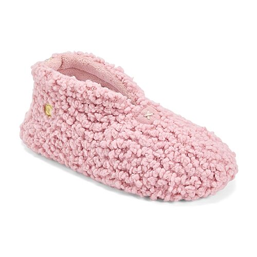 Dearfoams Unwind Slipper Sock Womens Slip-on Slippers In Pink