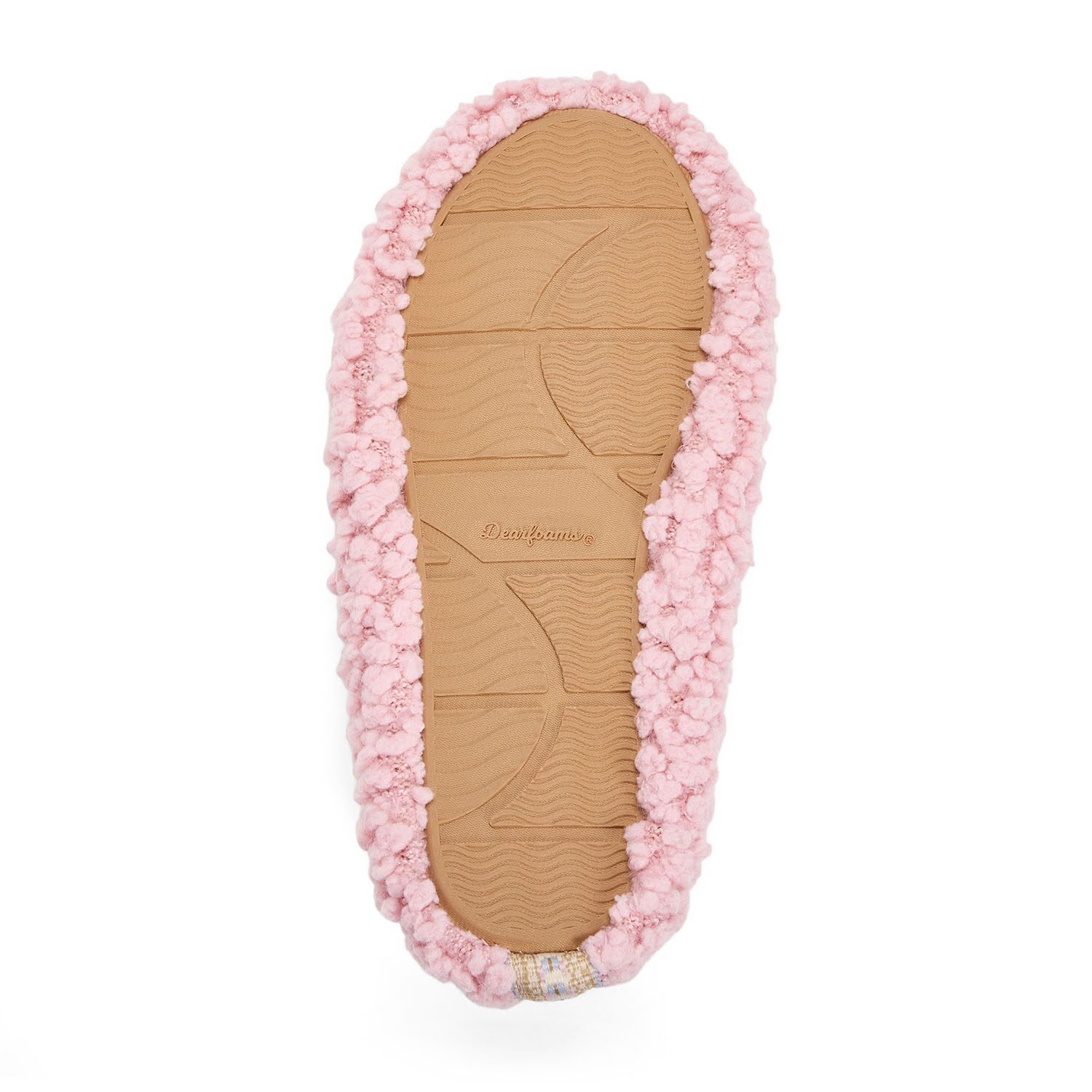 Dearfoams Unwind Slipper Sock Womens Slip-On Slippers