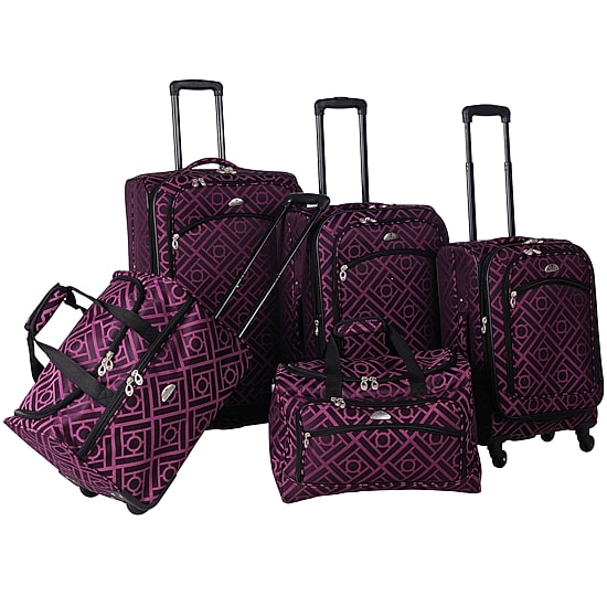American Flyer Astor 5-pc. Softside Luggage Set
