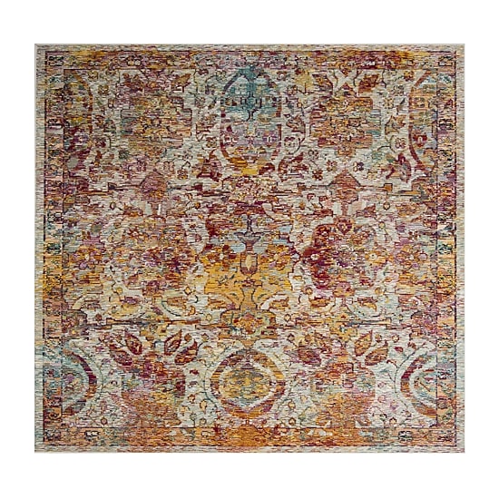 Safavieh Crystal Collection Dolkar Oriental Square Area Rug