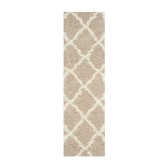 Safavieh Dallas Shag Collection Caris Geometric Runner Rug