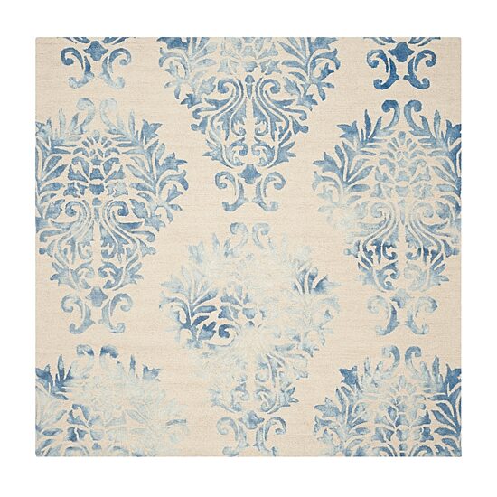 Safavieh Dip Dye Collection Collin Floral Square Area Rug