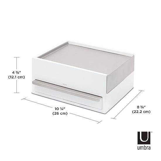 Umbra Stow-It 2-Drawer 2-Compartment Drawer Storage