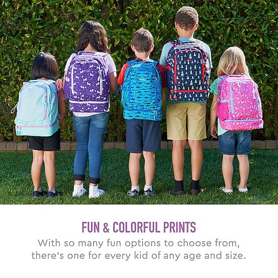 Bentgo Kids Mermaid Scales 2-in-1 Backpack and Insulated Lunch Bag