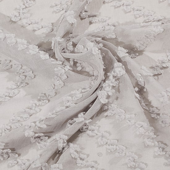 Stratford Park Angelina Grommet Top Sheer Set of 2 Curtain Panel