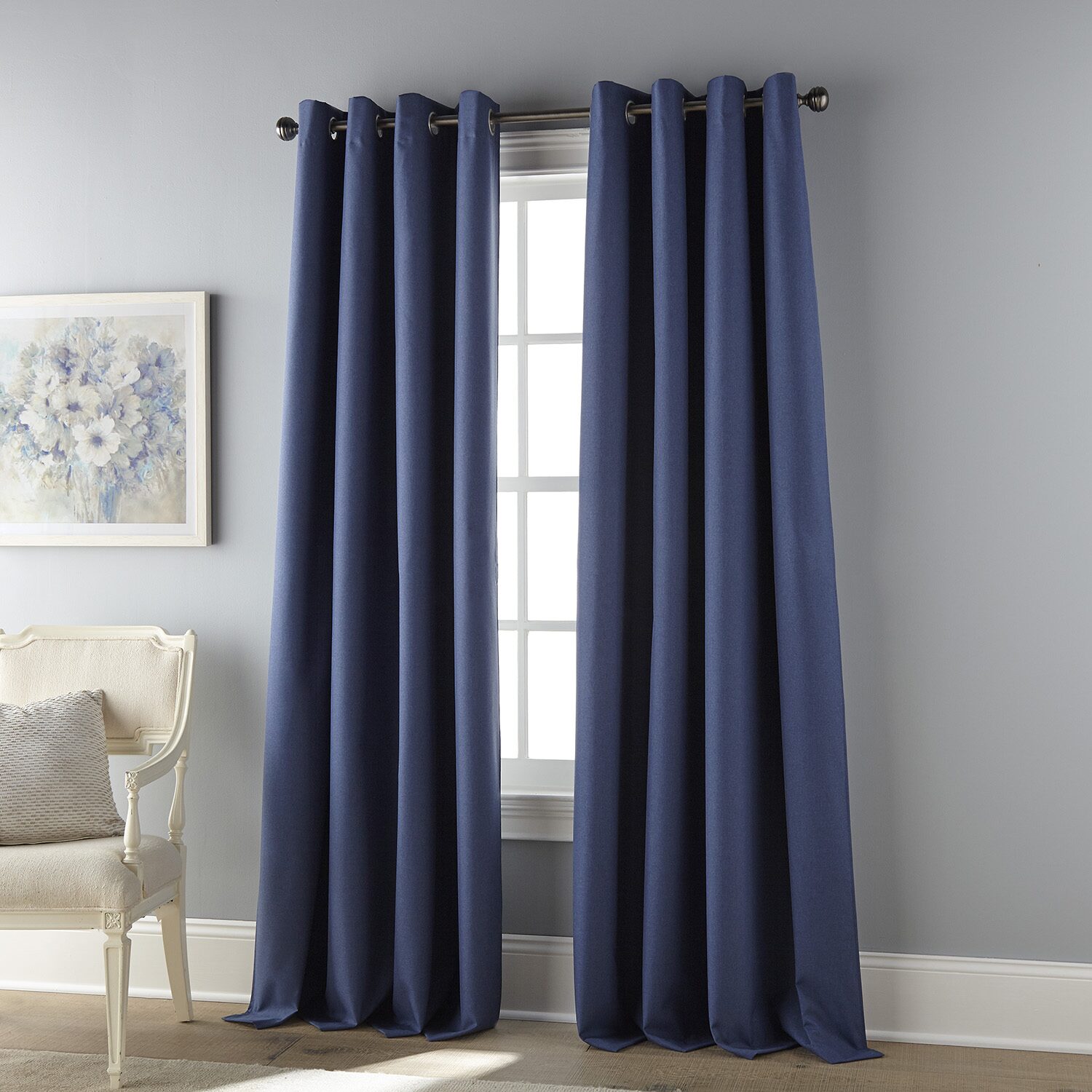 Stratford Park Azalia Grommet Top Blackout Single Curtain Panel
