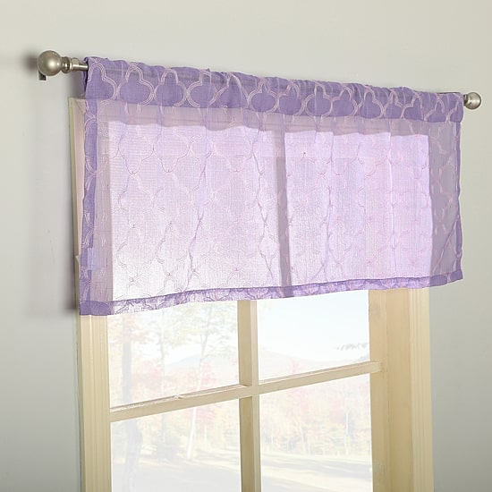 Stratford Park Alyana Rod Pocket Tailored Valance