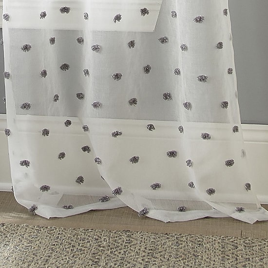 Stratford Park Celyn Grommet Top Sheer Set of 2 Curtain Panel