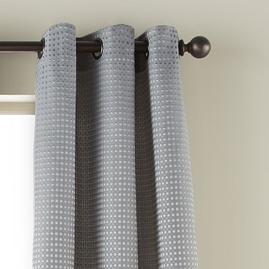 Stratford Park Percy Grommet Top Light-Filtering Set of 2 Curtain Panel