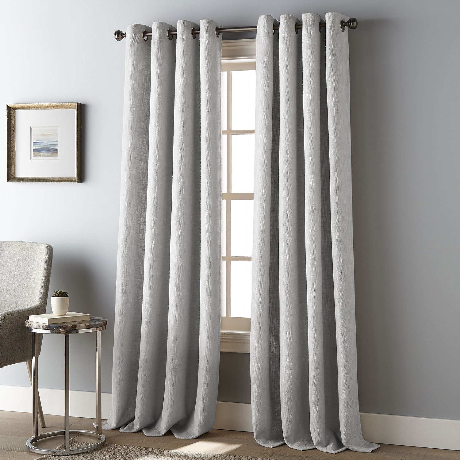 Stratford Park Emer Grommet Top Light-Filtering Single Curtain Panel