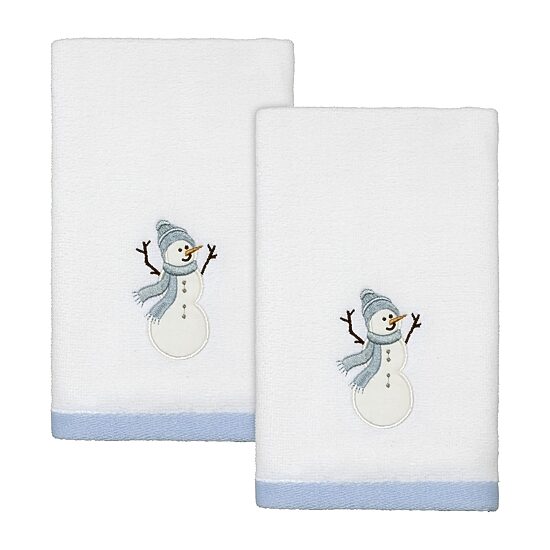 Avanti Frosty Friends 2-pc. Fingertip Towel