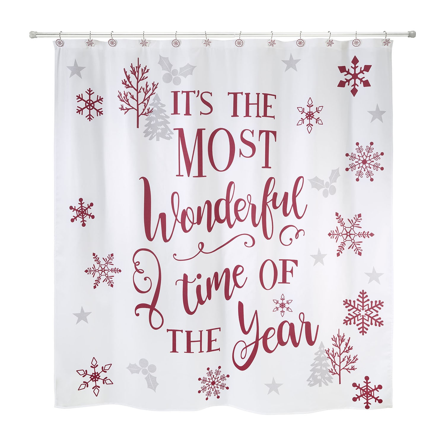 Avanti Sparkle Shower Curtain