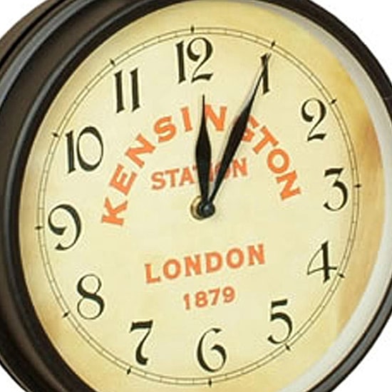 Bedford Clock Collection Station Double Side Wall Clock