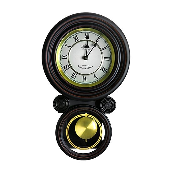 Bedford Clock Collection 17.5" Contemporary Round Wall Clock