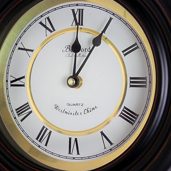 Bedford Clock Collection 17.5" Contemporary Round Wall Clock