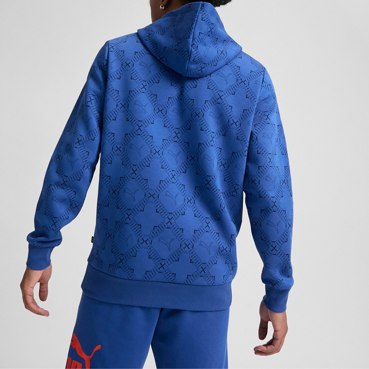 PUMA Mens Long Sleeve Fleece Active Hoodie