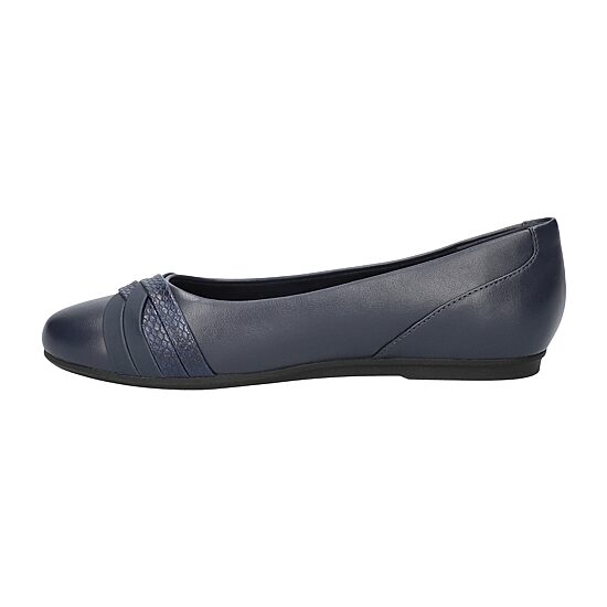 Easy Street Kylie Womens Round Closed Toe Ballet Flats