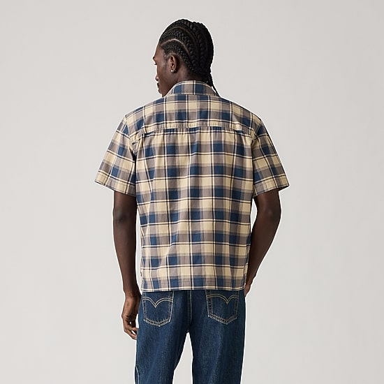 Levi's® Mens Short Sleeve Regular Fit Button-Down Shirt