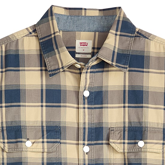 Levi's® Mens Short Sleeve Regular Fit Button-Down Shirt