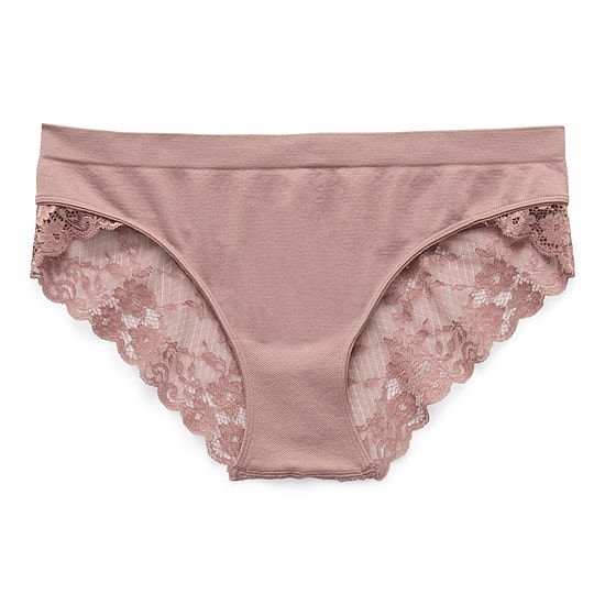 Ambrielle Seamless Lace Cheeky Panty