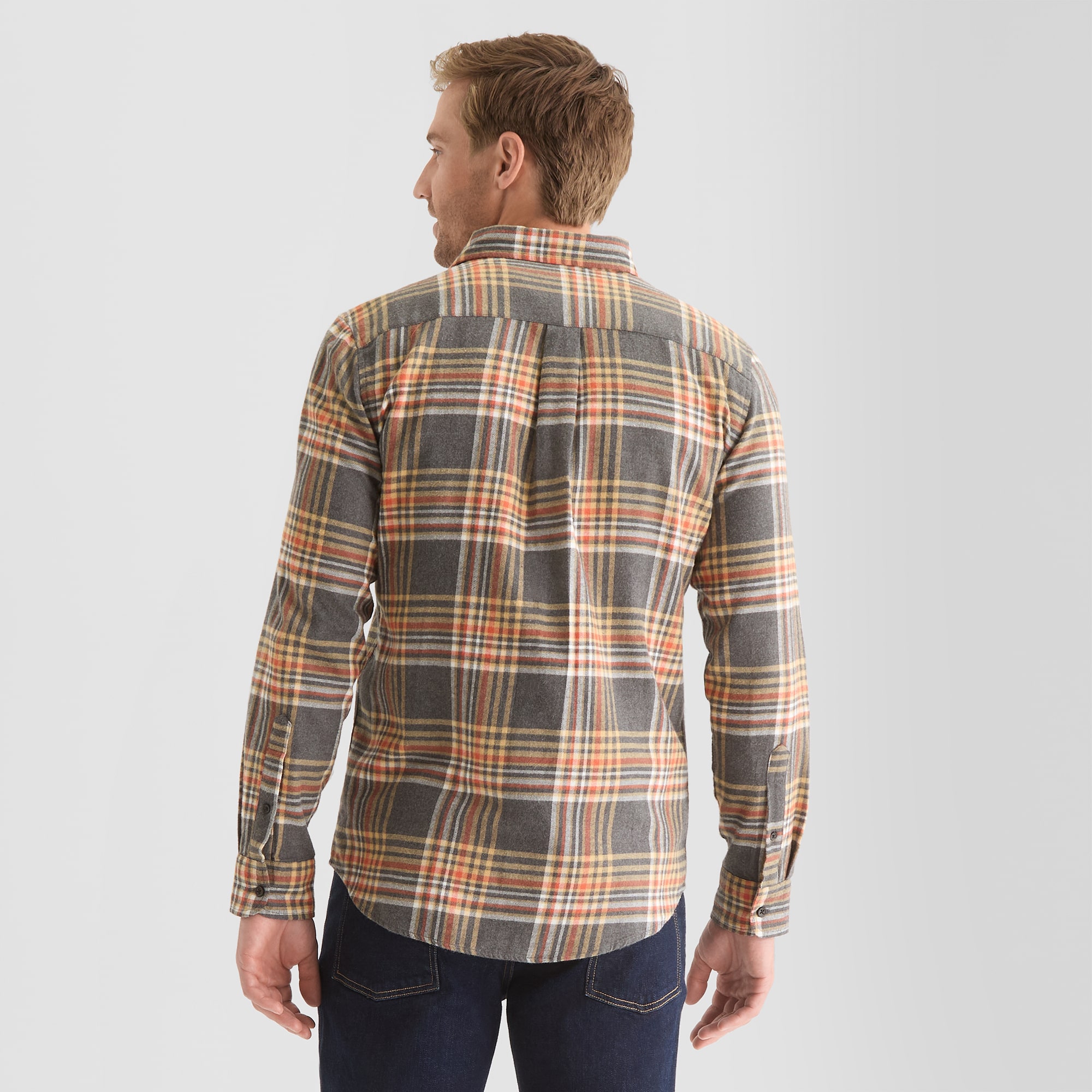 St. John's Bay Mens Long Sleeve Classic Fit Flannel Shirt