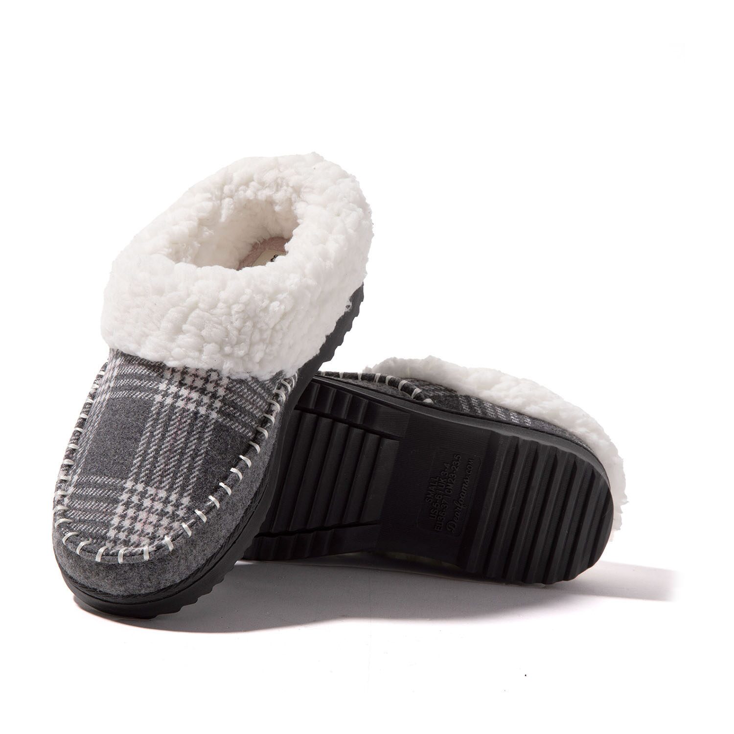 Dearfoams Nyla Womens Memory Foam Clog Slippers