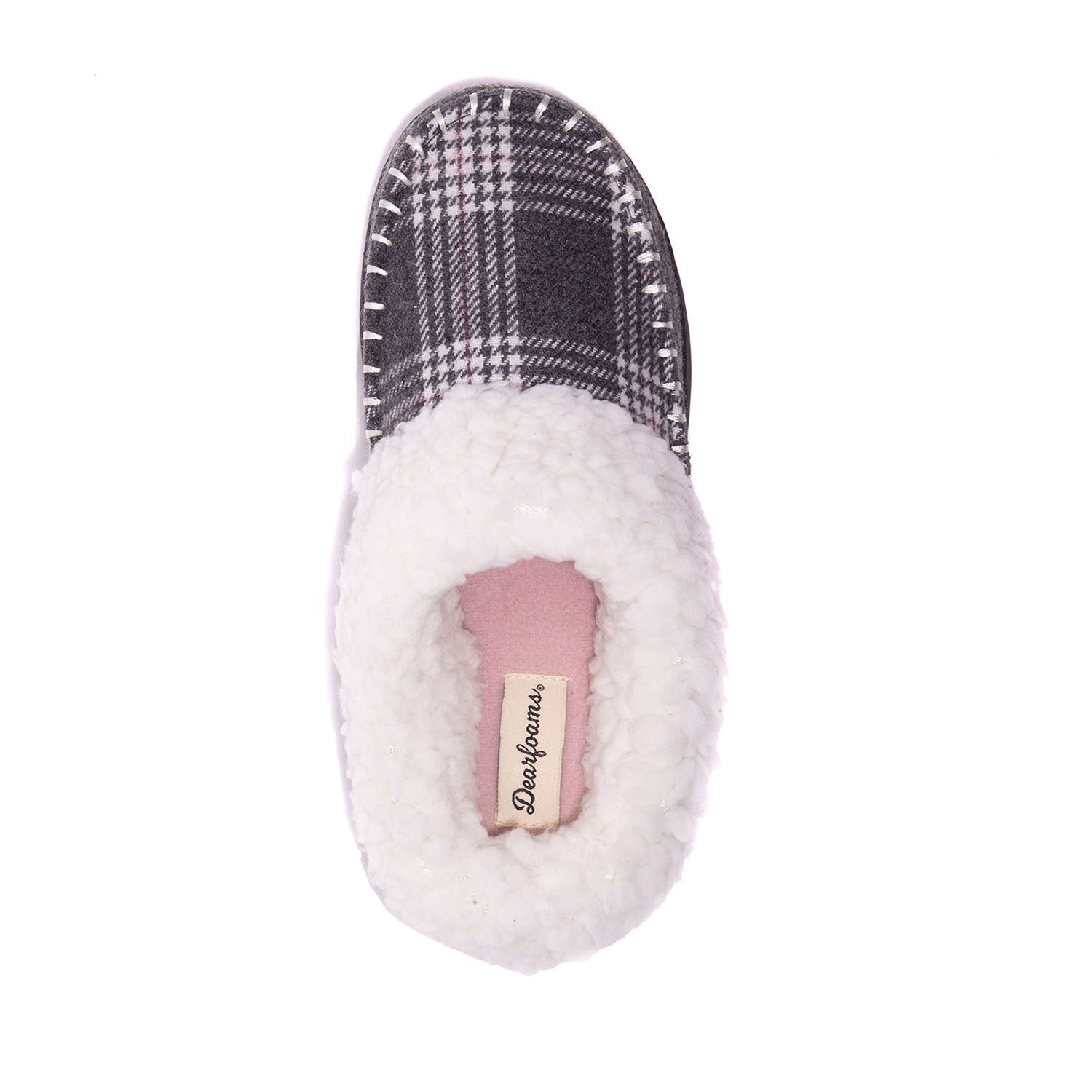 Dearfoams Nyla Womens Memory Foam Clog Slippers