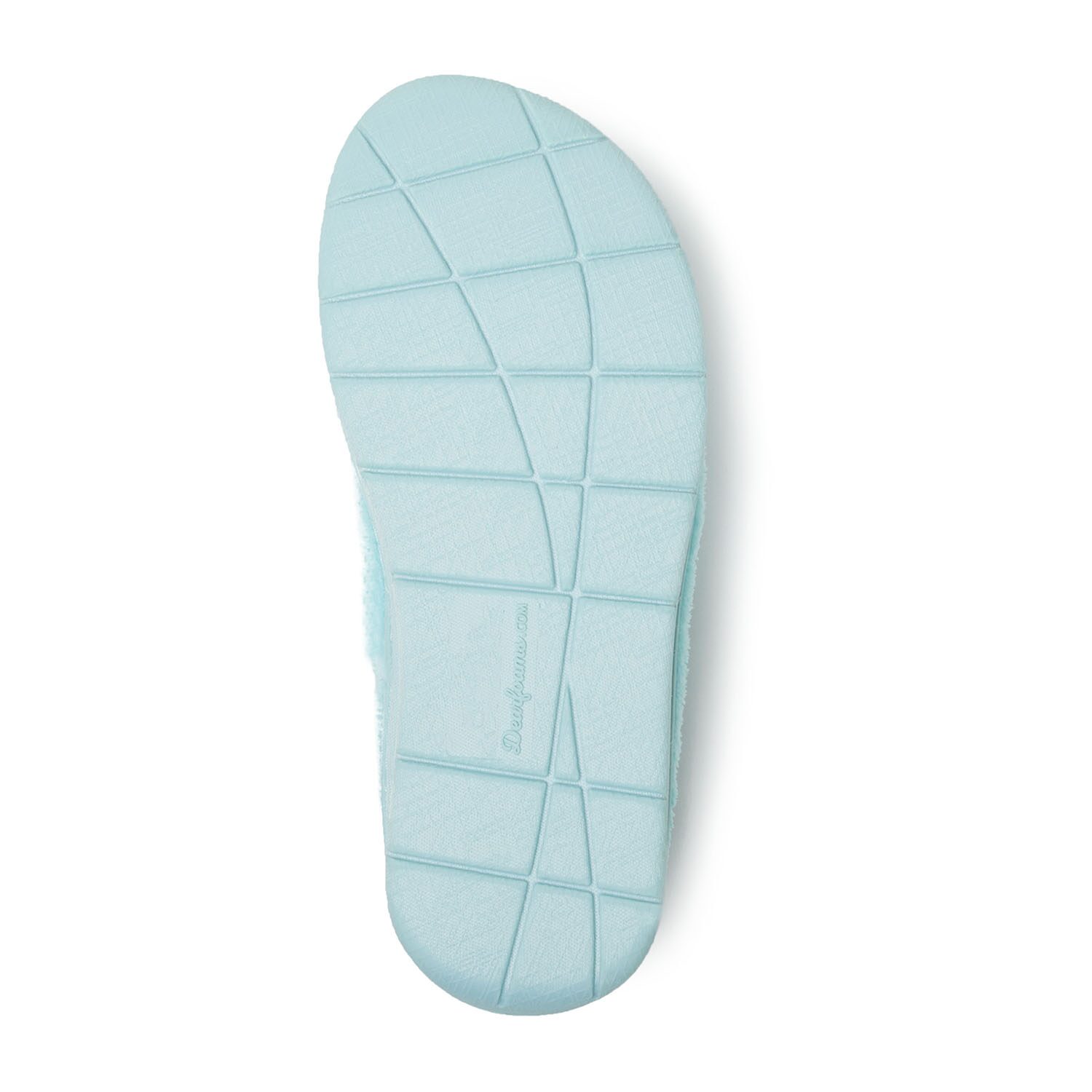 Dearfoams Wrenley Terry Thong Womens Memory Foam Slip-On Slippers