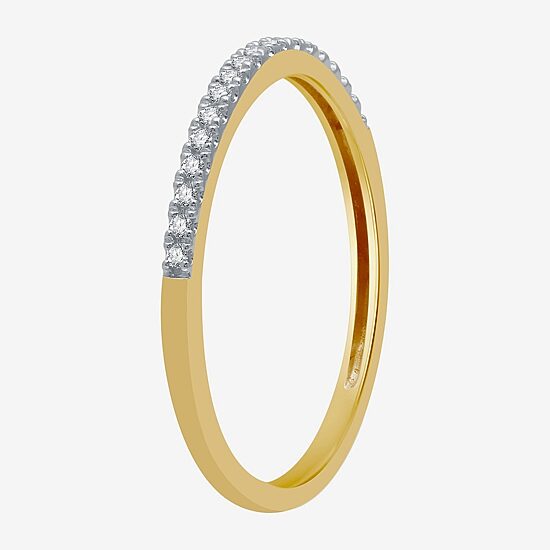 (H-I / I1) Womens 1 CT. T.W. Lab Grown White Diamond 10K Gold Cushion Side Stone Halo Bridal Set