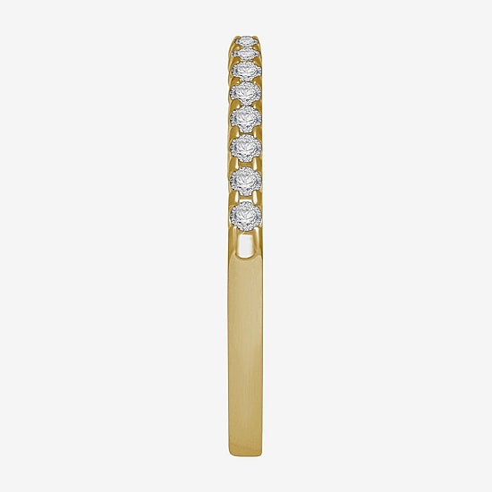 1/7 CT.T.W. Natural Diamond 10K or 14K Gold Band Ring