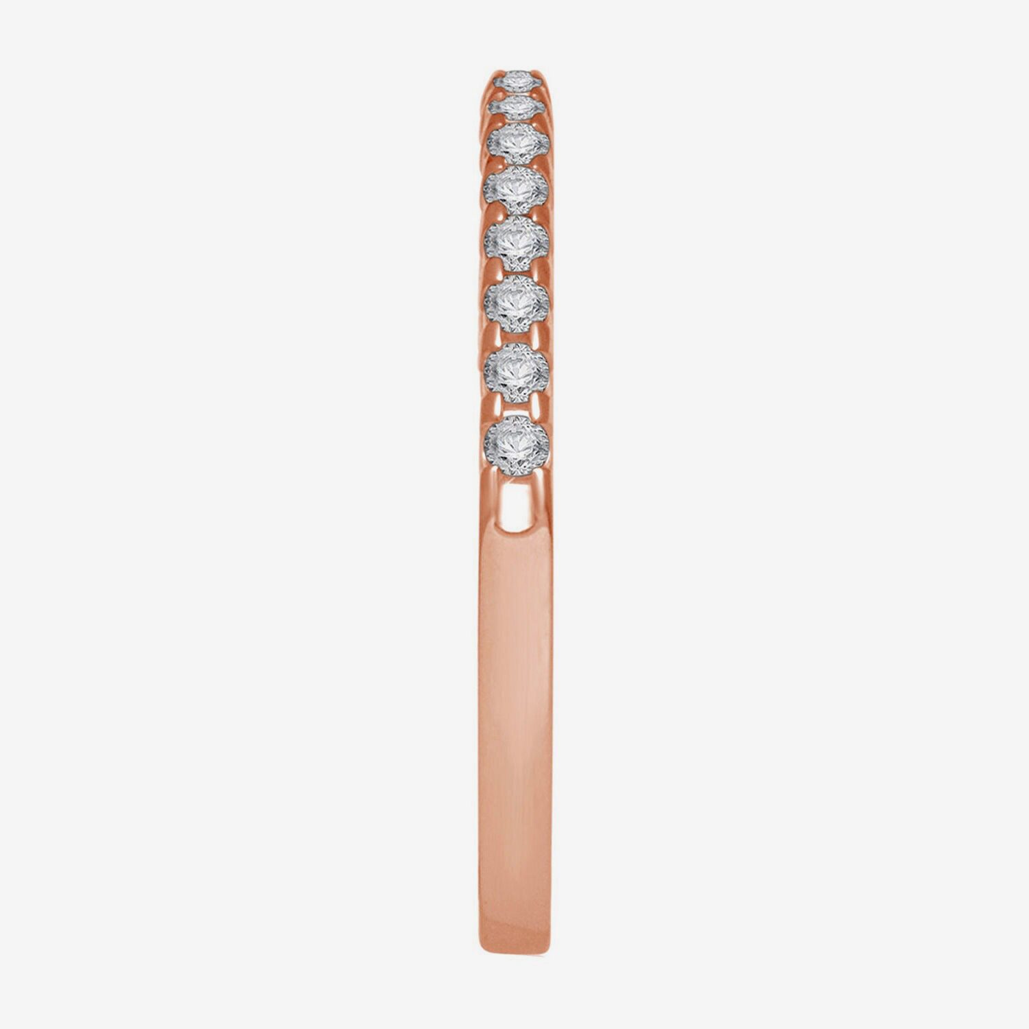 1/7 CT.T.W. Natural Diamond 10K or 14K Gold Band Ring