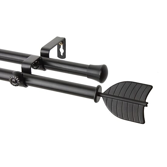 Rod Desyne Quill Double Curtain Rod