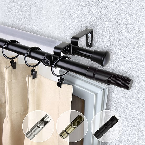 Rod Desyne Bolt Double Curtain Rod