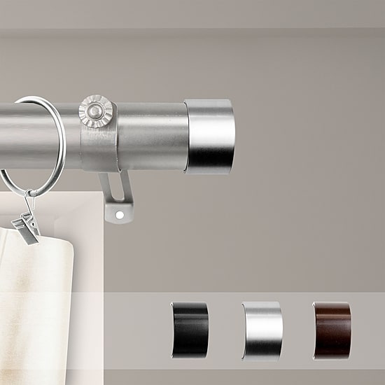 Rod Desyne Cap 1 1/2 IN Adjustable Curtain Rod