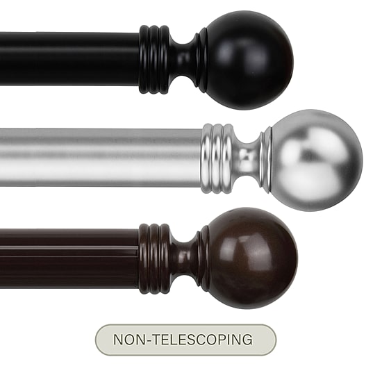 Rod Desyne Sphere 1 1/2 IN Curtain Rod