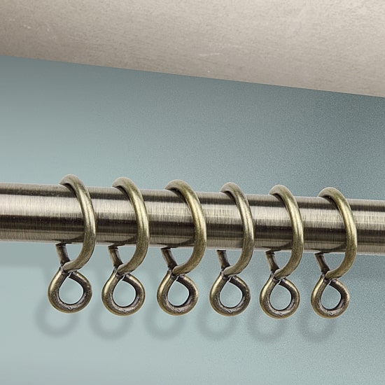 Rod Desyne Set of 10 1" Curtain Eyelet Rings