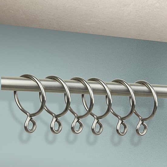 Rod Desyne Set of 10 1.375" Curtain Eyelet Rings 