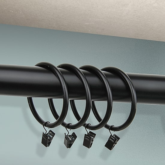 Rod Desyne Set of 10 Heavy-Duty 2½" Curtain Clip Rings