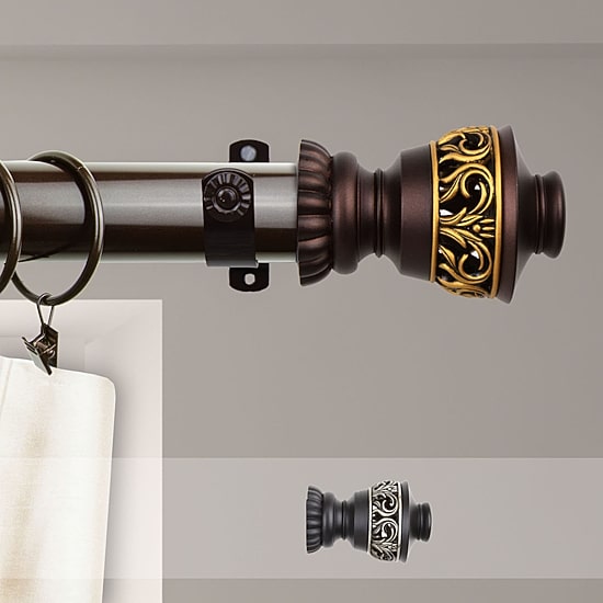 Rod Desyne Lattice 1½" Adjustable Curtain Rod