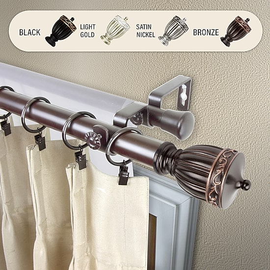 Rod Desyne Debussy Double Curtain Rod
