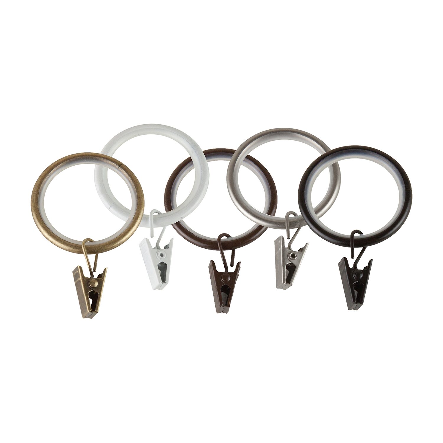Rod Desyne 1-1/4in Noise-Canceling 10-pc. Curtain Rings