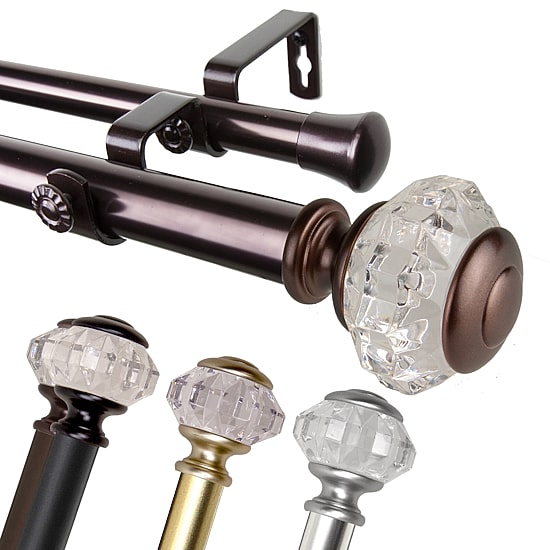 Rod Desyne Inez Double Curtain Rod