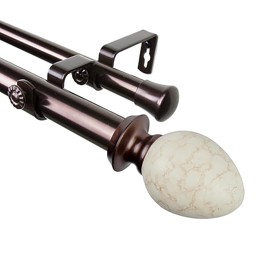 Rod Desyne Ovate Double Curtain Rod