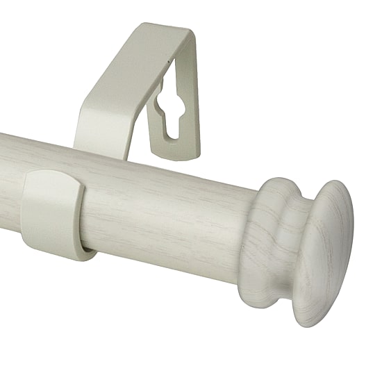 Rod Desyne Mare Faux Wood 1 IN Adjustable Curtain Rod