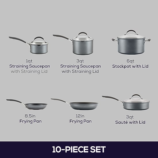 Circulon A1 Series with ScratchDefense 10-pc. Non-Stick Cookware Set