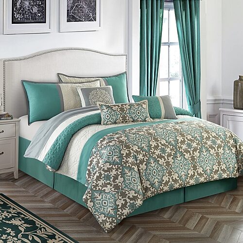 Stratford Park Alanis 7-pc. Midweight Comforter Set, One Size, Blue