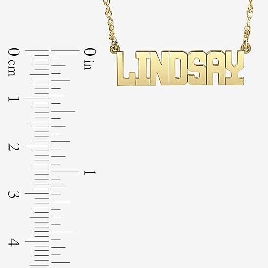 Personalized All Caps Name Necklace