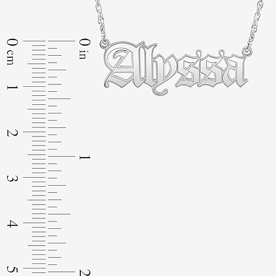 Personalized Sterling Silver Name Necklace