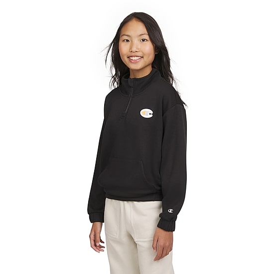 Champion Big Kid Girls Mock Neck Long Sleeve Active Quarter-Zip Pullover