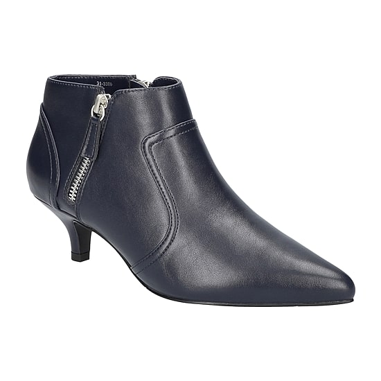 Easy Street Womens Annalee Kitten Heel Booties